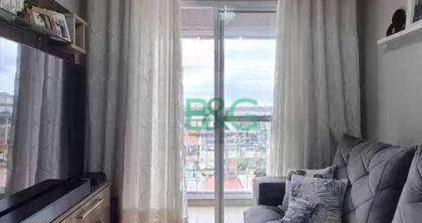 Apartamento com 2 dormitórios à venda, 57 m² por R$ 382.000 - Vila Homero Thon - Santo André/SP
