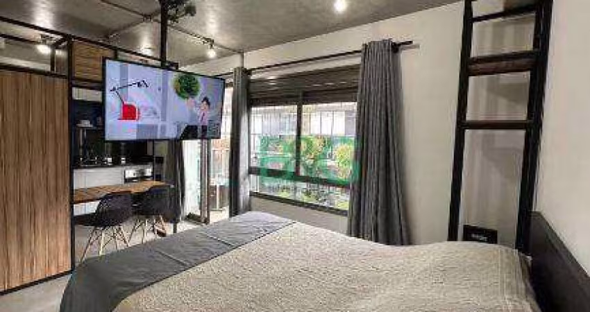 Apartamento Duplex com 1 dormitório para alugar, 30 m² por R$ 4.714/mês - Alto de Pinheiros - São Paulo/SP