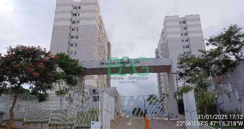 Apartamento à venda, 49 m² por r$ 240.659,71 - jardim samambaia - campinas/sp