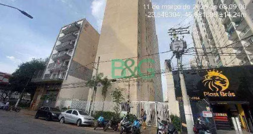 Apartamento com 2 dormitórios à venda, 32 m² por r$ 197.671 - brás - são paulo/sp