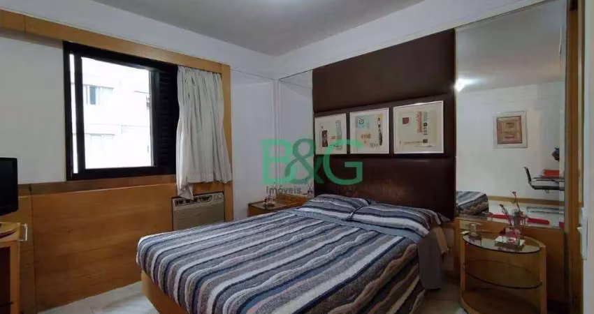 Flat com 1 dormitório para alugar, 45 m² por R$ 3.500,00/mês - Consolação - São Paulo/SP