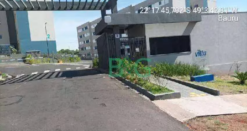 Apartamento com 2 dormitórios à venda, 41 m² por R$ 123.756 - Vitta São Jose - Bauru/SP