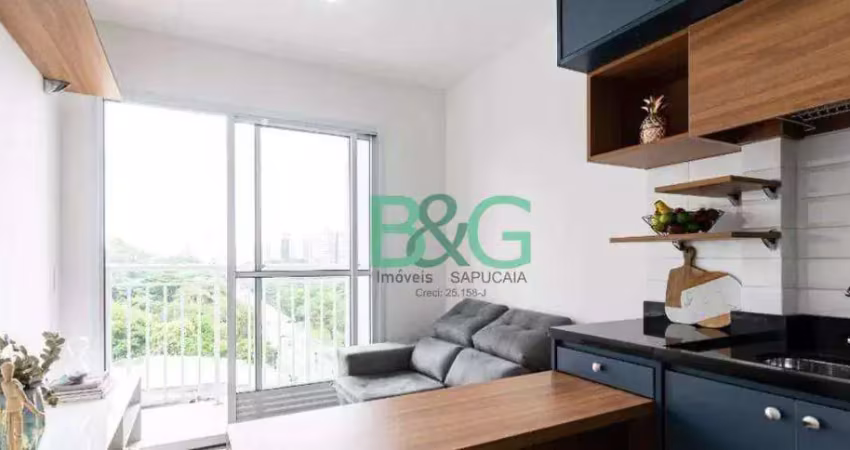 Apartamento com 1 dormitório à venda, 30 m² por r$ 354.000 - jabaquara - são paulo/sp