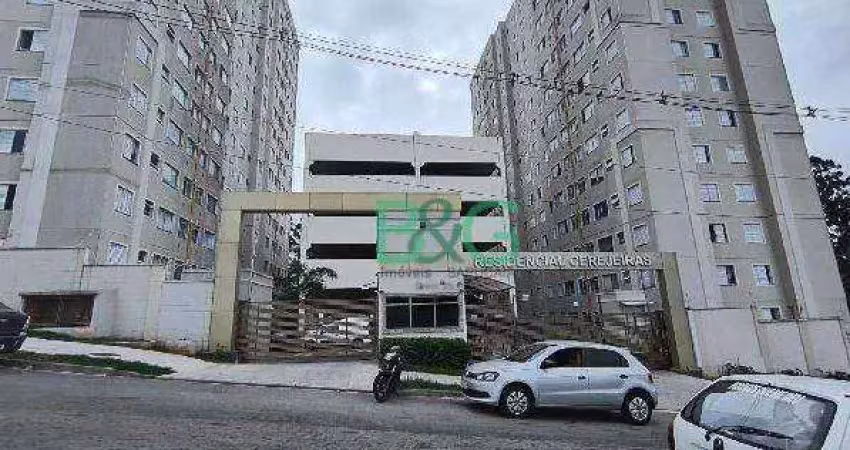 Apartamento com 2 dormitórios à venda, 43 m² por r$ 163.368 - vila cosmopolita - são paulo/sp