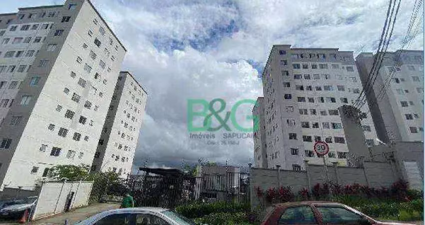Apartamento com 2 dormitórios à venda, 40 m² por r$ 123.760 - jardim do lago - são paulo/sp