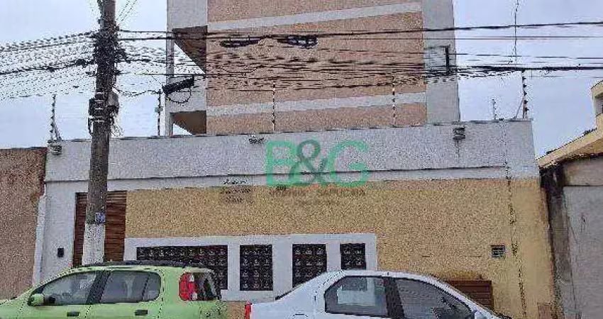Apartamento com 2 dormitórios à venda, 31 m² por r$ 153.121 - jardim lajeado - são paulo/sp