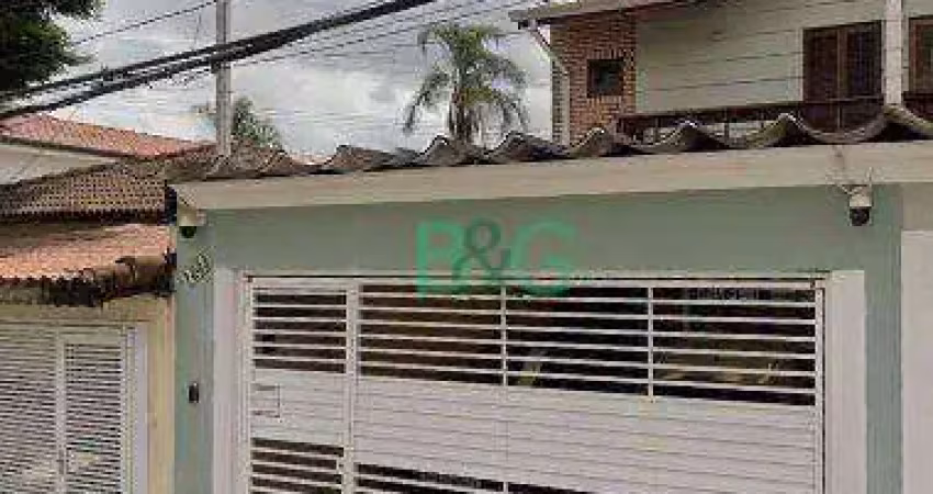 Sobrado com 3 dormitórios à venda, 138 m² por r$ 700.000 - jardim taboão - são paulo/sp