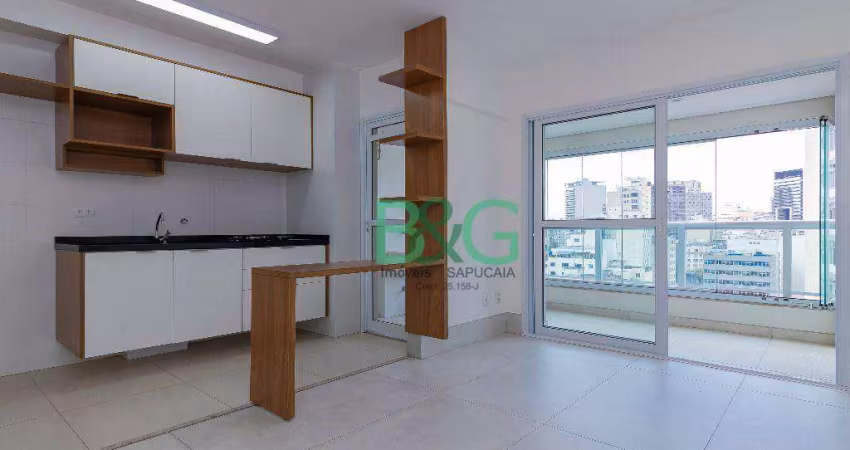 Apartamento com 1 dormitório para alugar, 39 m² por R$ 4.211,31/mês - Consolação - São Paulo/SP