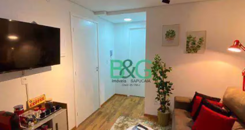 Apartamento com 1 dormitório, 33 m² - venda por r$ 254.000,00 ou aluguel por r$ 3.570,00/mês - vila granada - são paulo/sp