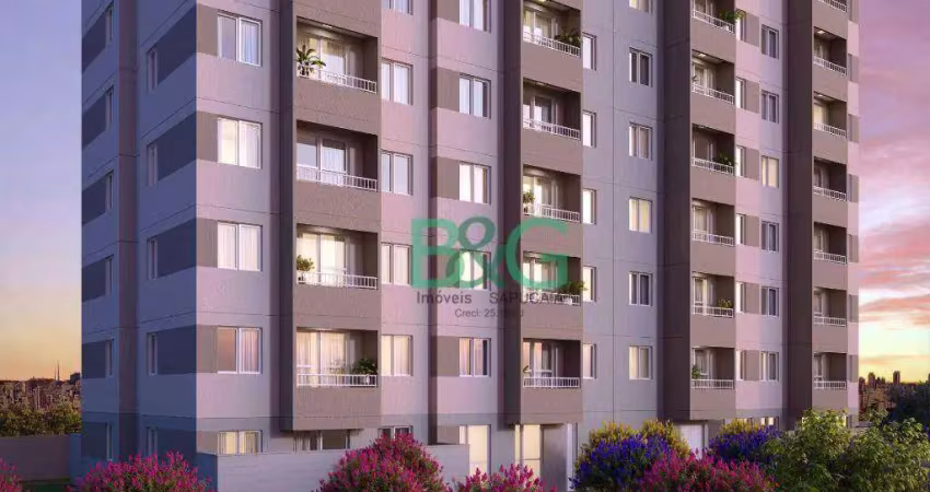 Apartamento com 2 dormitórios à venda, 34 m² por r$ 310.860,00 - jardim das graças - são paulo/sp