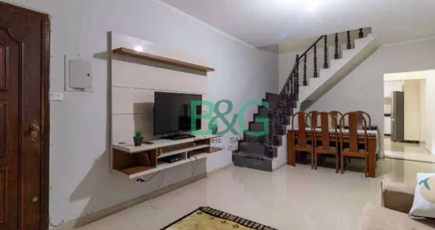 Sobrado com 3 dormitórios à venda, 194 m² por r$ 550.000,00 - cidade são jorge - santo andré/sp