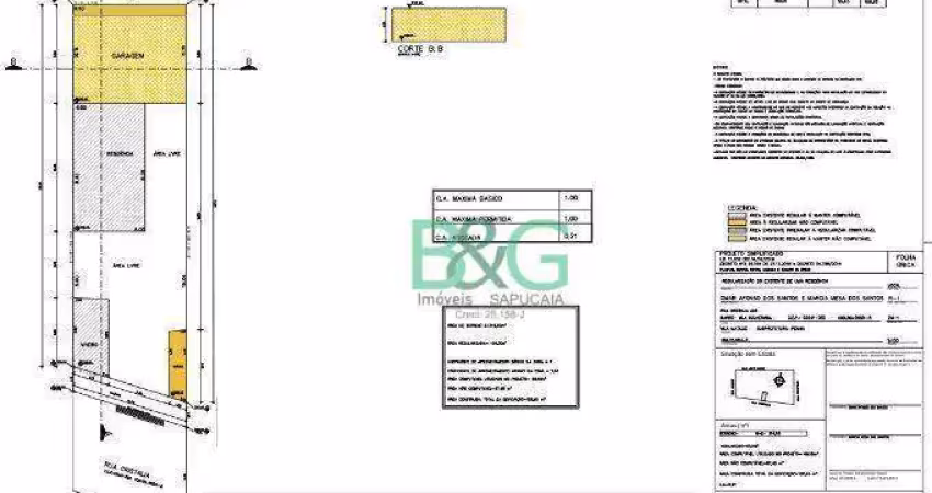 Terreno, 315 m² - venda por r$ 850.000 ou aluguel por r$ 3.300/mês - vila guilhermina - são paulo/sp