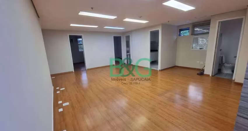 Sala para alugar, 90 m² por r$ 7.657,00/mês - campo belo - são paulo/sp
