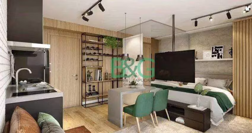 Studio com 1 dormitório à venda, 27 m² por r$ 450.000 - perdizes - são paulo/sp