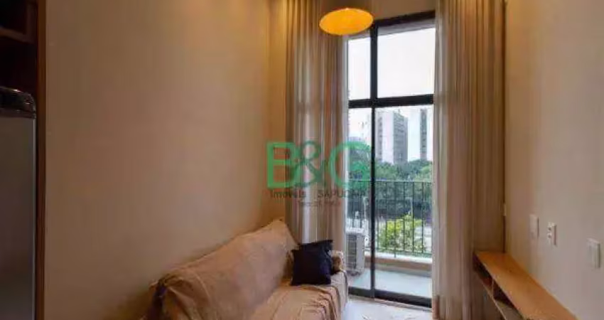 Apartamento com 1 dormitório para alugar, 36 m² por R$ 5.780,00/mês - Perdizes - São Paulo/SP