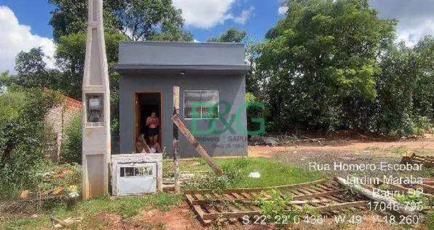 Terreno à venda, 183 m² por r$ 89.666,95 - jardim marabá - bauru/sp