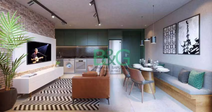 Apartamento com 2 dormitórios à venda, 42 m² por r$ 410.000 - vila guilhermina - são paulo/sp