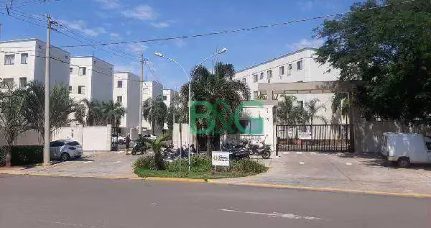 Apartamento com 2 dormitórios à venda, 44 m² por r$ 83.135,75 - vila giampietro - birigüi/sp