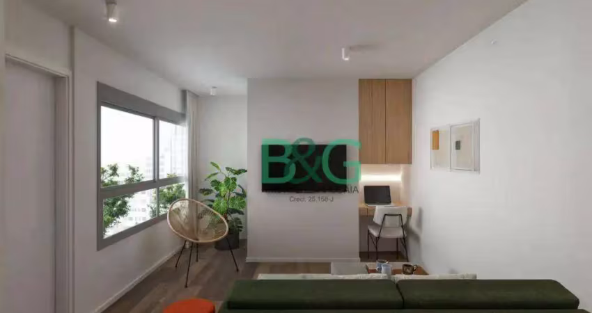 Apartamento com 1 dormitório à venda, 37 m² por r$ 460.000,00 - vila mariana - são paulo/sp