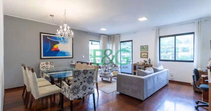 Apartamento com 3 dormitórios à venda, 147 m² por r$ 1.550.000,00 - campo belo - são paulo/sp