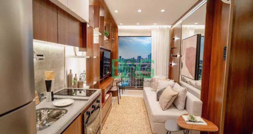 Apartamento com 1 dormitório à venda, 30 m² por r$ 265.000,00 - jardim aurélia - são paulo/sp