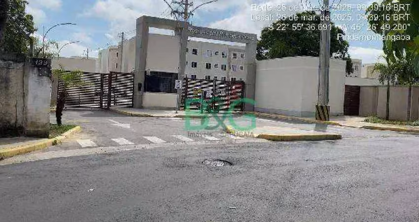 Apartamento com 2 dormitórios à venda, 39 m² por r$ 106.713,37 - santana - pindamonhangaba/sp