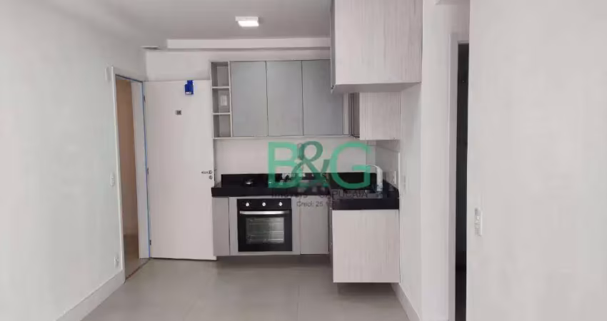 Apartamento com 2 dormitórios para alugar, 47 m² por r$ 4.377,65/mês - pompeia - são paulo/sp