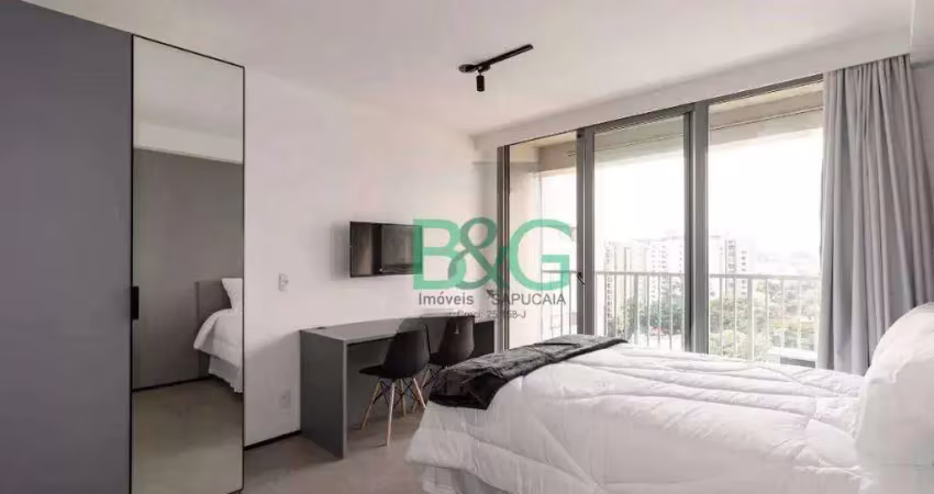 Studio com 1 dormitório à venda, 25 m² por r$ 444.000 - indianópolis - são paulo/sp