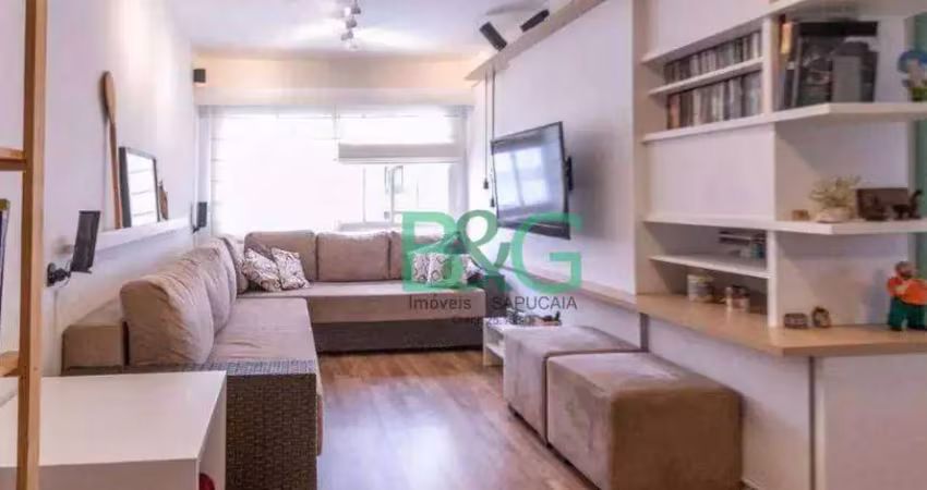 Apartamento com 1 dormitório à venda, 55 m² por r$ 724.000 - vila uberabinha - são paulo/sp