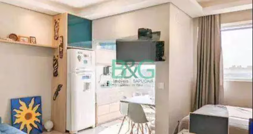 Studio com 1 dormitório à venda, 40 m² por r$ 444.000 - jardim do mar - são bernardo do campo/sp