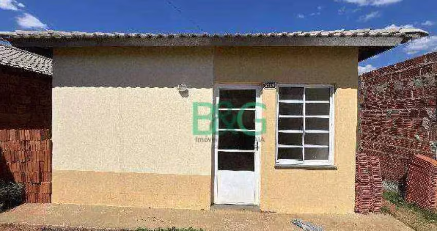 Casa à venda, 45 m² por r$ 111.600,00 - padre nobrega - marília/sp
