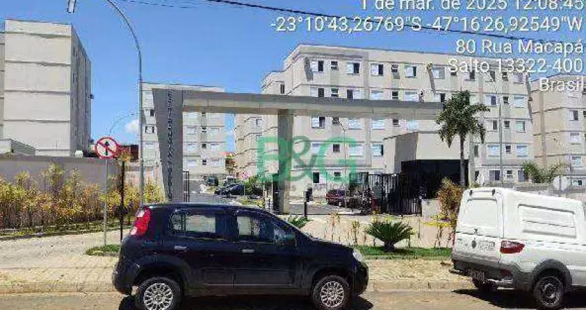 Apartamento com 2 dormitórios à venda, 40 m² por r$ 139.015,11 - jardim panorama - salto/sp