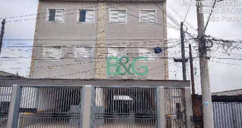 Casa com 2 dormitórios à venda, 37 m² por r$ 203.963 - jardim do estádio - santo andré/sp