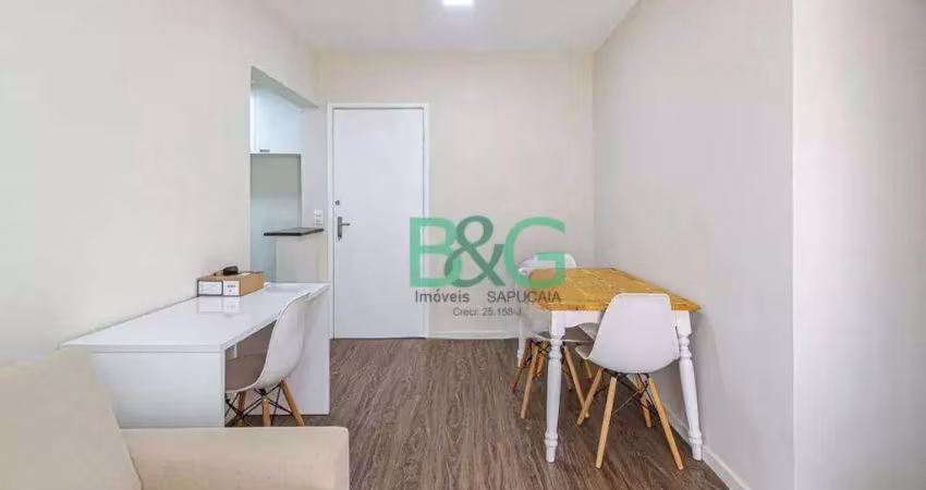 Apartamento com 1 dormitório à venda, 36 m² por r$ 449.000 - bela vista - são paulo/sp