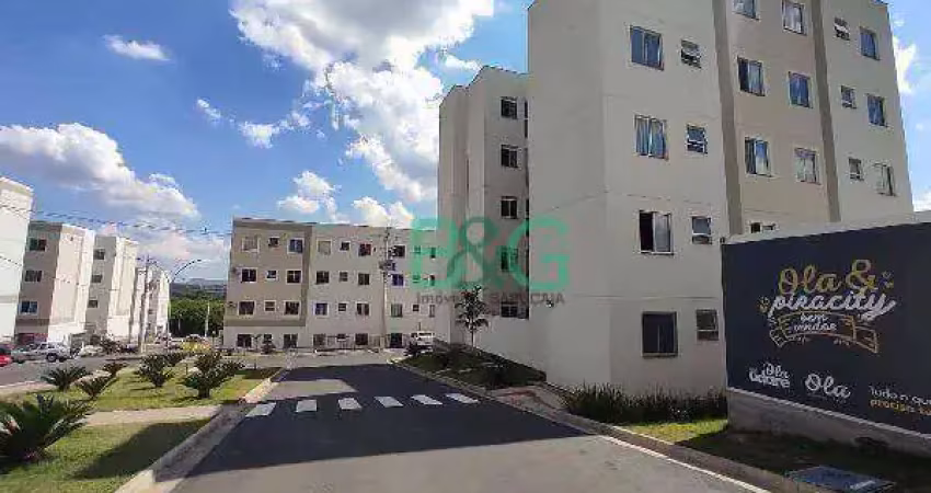Apartamento com 2 dormitórios à venda, 39 m² por r$ 106.524 - jardim parque jupiá - piracicaba/sp