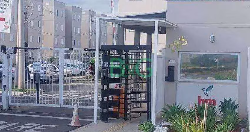 Apartamento à venda, 42 m² por r$ 101.498,39 - aparecidinha - sorocaba/sp