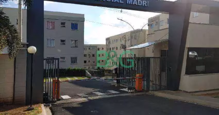 Apartamento com 2 dormitórios à venda, 39 m² por r$ 86.063,06 - jardim califórnia - marília/sp