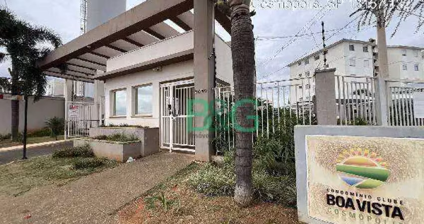 Apartamento com 2 dormitórios à venda, 47 m² por r$ 134.757,16 - vila josé kallil aun - cosmópolis/sp