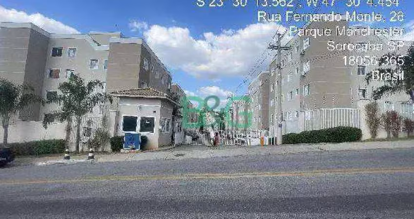 Apartamento à venda, 46 m² por r$ 132.347,63 - parque manchester - sorocaba/sp