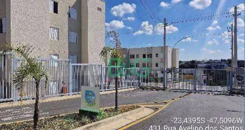 Apartamento à venda, 40 m² por r$ 136.815,27 - parque são bento - sorocaba/sp