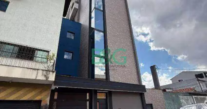 Apartamento com 2 dormitórios para alugar, 45 m² por r$ 1.783/mês - jardim popular - são paulo/sp