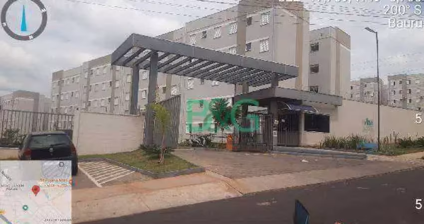 Apartamento com 2 dormitórios à venda, 41 m² por r$ 110.681 - novo jardim pagani - bauru/sp