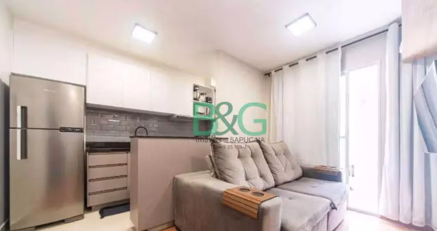 Apartamento à venda, 38 m² por r$ 379.000,00 - canindé - são paulo/sp