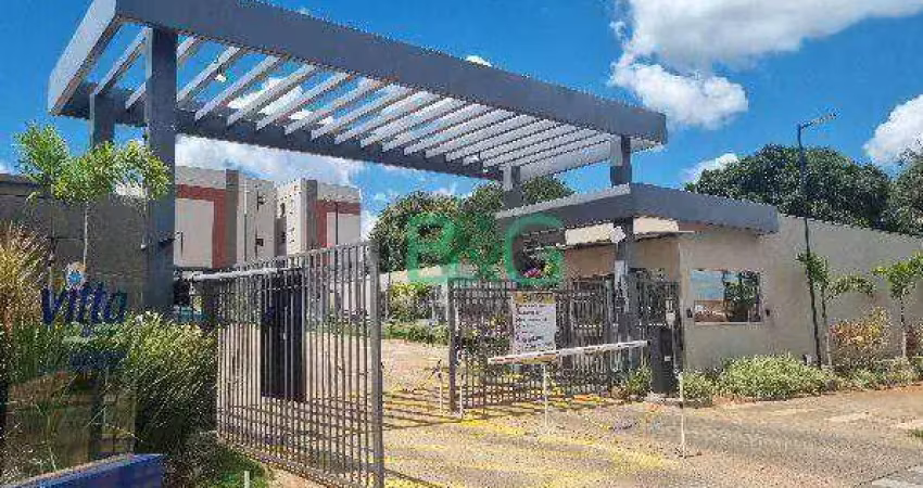 Apartamento com 2 dormitórios à venda, 43 m² por r$ 140.473 - jardim brasil vila xavier - araraquara/sp