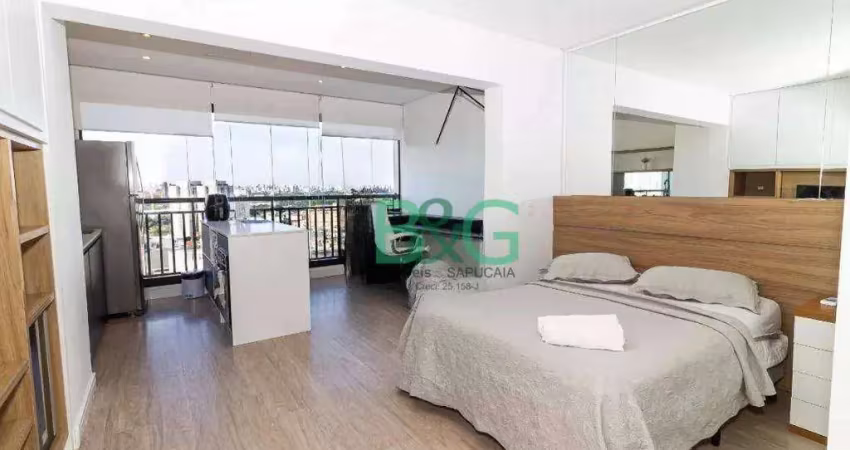Studio à venda, 34 m² por r$ 354.000,00 - bom retiro - são paulo/sp