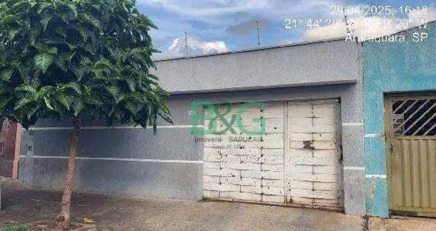 Casa à venda, 148 m² por r$ 144.600,00 - jardim roberto selmi dei - araraquara/sp