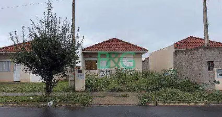 Casa com 2 dormitórios à venda, 43 m² por r$ 128.135,66 - parque residencial laura molina - araraquara/sp