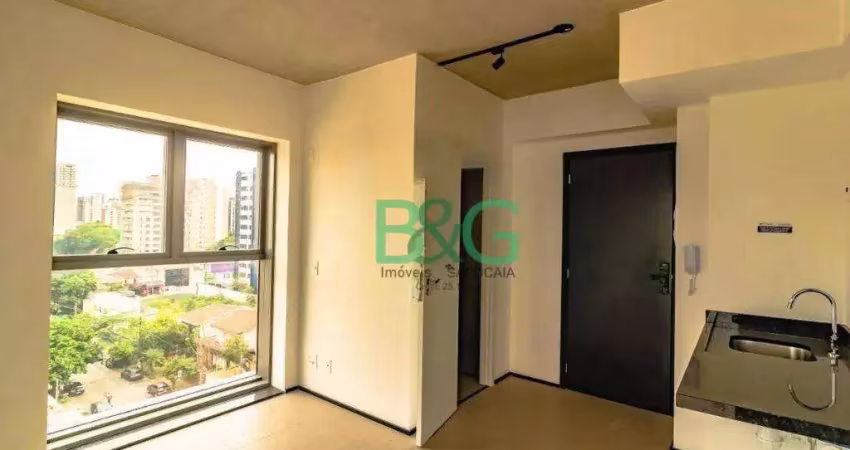 Studio com 1 dormitório à venda, 20 m² por r$ 373.000 - bosque da saúde - são paulo/sp