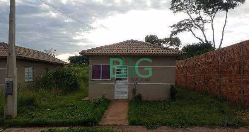 Casa com 2 dormitórios à venda, 42 m² por r$ 115.965 - aurora 1 - bady bassitt/sp