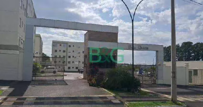 Apartamento com 2 dormitórios à venda, 39 m² por r$ 104.992,75 - residencial parque granja cecília b - bauru/sp
